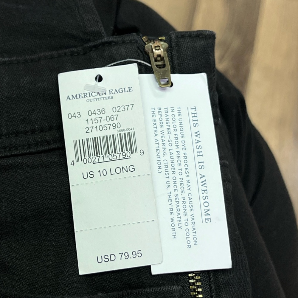 American Eagle Women’s Black Overalls